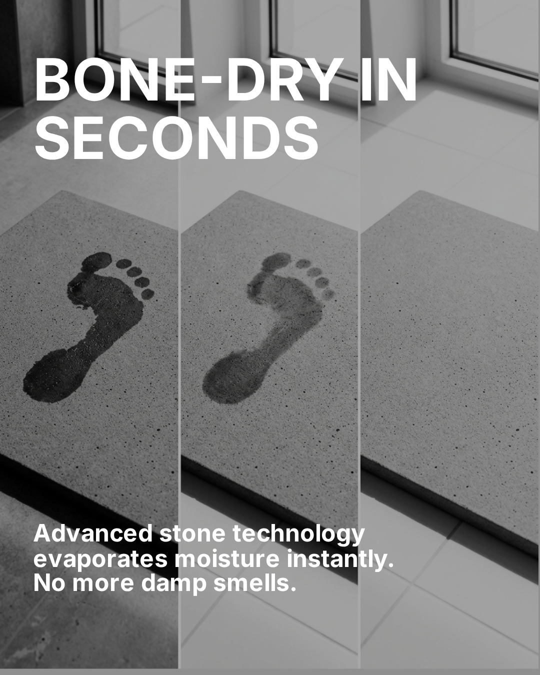 Drying Stone Mat – Diatomite Bath Mat
