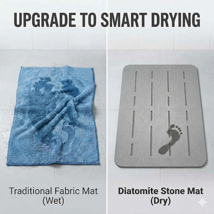Drying Stone Mat – Diatomite Bath Mat