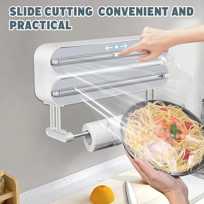 3 In 1 Wall Mounted Plastic Film Cutter